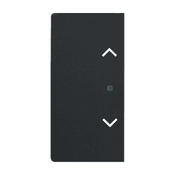 4932c909-5526-4cd8-8e19-9d3834bbb163 BUSCH-JAEGER 2CKA006220A0505 @ Wippe 2-fach li/re, Symbol Jalousie div. Flächenprogramme, schwarz matt 6232-20-885 Verpackungseinheit:1ST – Bild 1