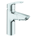 GROHE 23 976 003 GROHE Einhand-Waschtischbatterie Eurosmart 23976_3, M-Size, herausziehbarer Auslauf, Einlochmontage, Temperaturbegrenzer, glatter Körper mit Push-open Ablaufgarnitur, chrom 23976_3 Verpackungseinheit:1ST