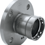 VIEGA 694 883 Viega Megapress-Flanschübergang mit SC-Contur Stahl unlegiert, Zink-Nickel-Beschichtung, Modell 4259 VdS-Zulassung DN: 40 D: 1½ Anzahl Bohrungen: 4 Lochkreis-Ø: 110 4259 Verpackungseinheit:1ST