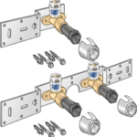 KE KELIT 730261D02 KE KELIT KMP485X KELOX-PROTEC CLIX Anschluss-Set 20x1/2 Zoll  Einzelanschl. KMP485X Verpackungseinheit:1ST
