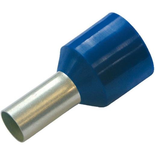 Haupa 270904 Sicherheitsaderendhülse 2,5 mm² L 8 mm blau Verpackungseinheit:100ST