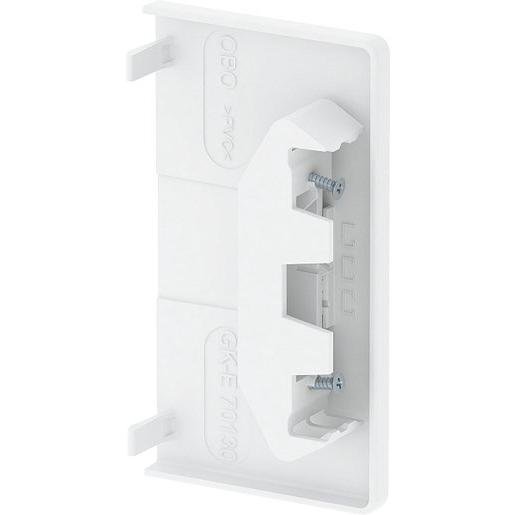 OBO 6274570 Endstück 70x130mm PVC reinweiß RAL 9010 Verpackungseinheit:1ST