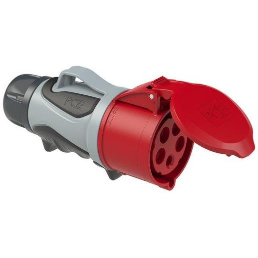 PCE 2253-6TT CEE Kupplung 32A 5p 6h GRIP IP44/54 TT Verpackungseinheit:1ST