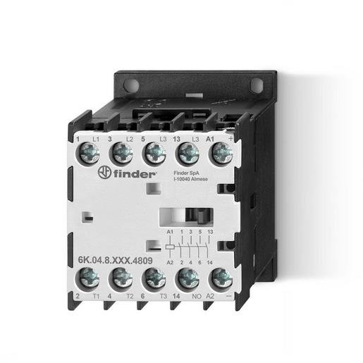 Finder 6K.04.8.230.4809 Mini-Industrieschütz für Tragschiene 3S 9 A 400 V  AC 3 + 1S 2 A 400 V  AC 15 Verpackungseinheit:1ST