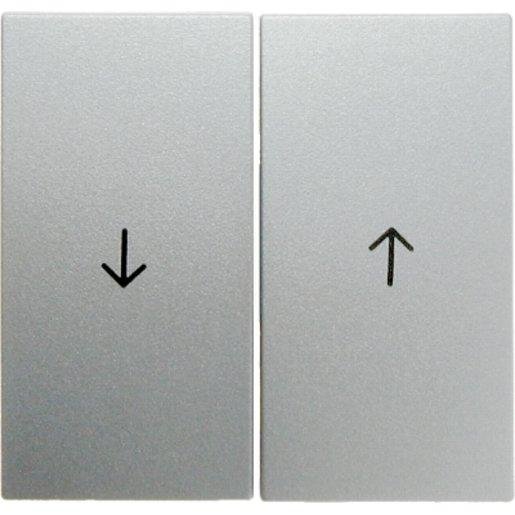 Berker 16251404 Wippen mit Aufdruck Symbol Pfeil B.1/B.7 Glas alu matt Verpackungseinheit:1ST