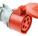 PC ELECTRIC 215-6TT CEE Kupplung 16A 5p 6h IP44,  schraublose Klemme  Verpackungseinheit:1ST