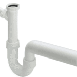 ALVA AC100.40 ALVA Siphon DN40x6/4" f.Spüle WG-Anschl. Kunststoff weiss  Verpackungseinheit:1ST