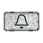 BUSCH-JAEGER 2CKA001714A0278 Symbol Klingel glasklar Allwetter IP44, Ocean 2622 KI-101 Verpackungseinheit:1ST