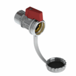 ALVA ALKFEOSOG ALVA Kesselfüll- u. Entleerungskugelhahn 1/2" mit Kappe  Verpackungseinheit:1ST