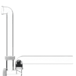 HUTTERER & LECHNER HL136T HL136T - Kugel-Kondensatsiphon DN40 transparent, Abgang waagrecht mit Anschluss 5/4" bzw. d 12-18 mm Rohr, für saugseitige Anwendung  Verpackungseinheit:1ST