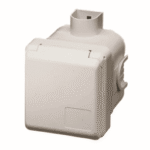 MENNEKES 4244 UP CEE-Wandsteckdose Cepex 16A 5p 400V 6h IP44 alpinweiß  Verpackungseinheit:1ST