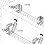 NIEDAX SHS 15 Sammelhalter Stahl für 15x YM 3x1.5 mm²  Verpackungseinheit:1ST