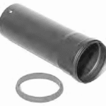 ALVA AL4022007 ALVA Pelletofen Rohr gerade mit Silikondichtung L 100cm, Ø80mm  Verpackungseinheit:1ST