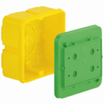 KAISER 1295-02 Betonbau Verbindungskasten mit Putzhaut 128 x 128 x 80 mm  Verpackungseinheit:1ST