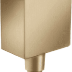 HANSGROHE 26455140 hansgrohe FixFit Wandanschluss Square mit Rückflussverhinderer, Brushed Bronze 26455XXX Verpackungseinheit:1ST