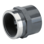 ALVA ACSWUM32 ALVA PVC-U Ü-Muffe ALU, d32-1" für Schwimmbadanwendung PN16, grau  Verpackungseinheit:1ST