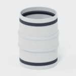 POLOPLAST 102722 POLO-KAL 3S Doppelmuffe DN 75 PKSD Verpackungseinheit:1ST