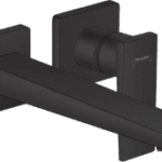 HANSGROHE 32526670 hansgrohe Metropol Einhebel-Waschtischmischer Unterputz für Wandmontage mit Hebelgriff und Auslauf 22,5 cm, Mattschwarz 32526XXX Verpackungseinheit:1ST