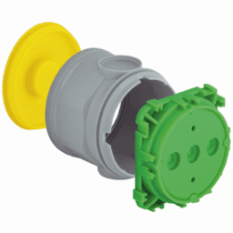 93bcea37-a819-42a2-88ef-71efb8bd7e03 KAISER 1265-40 Betonbau Geräte-Verbindungsdose mit Putzhaut Verpackungseinheit:1ST – Bild 1