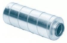 9508b373-43c0-4729-8745-9eb0ec48762f ALVA ALSL10-16090 ALVA Rohrschalldaempfer aus verz. Blec DN160x900mm Daemmstaerke 100mm Verpackungseinheit:1ST – Bild 1