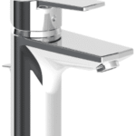 ALVA AQARAUWTR ALVA Aura Waschtischarmatur mit Ablaufgarnitur, Red Line  Verpackungseinheit:1ST