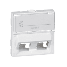 9dfddaef-3e22-46cc-ba79-38ea54af8326 GGK M45 KEYSTONE ADAPTER 2 S RW Adapter 2 Port leer 45x45 mm für Keystone schräg reinweiss Verpackungseinheit:1ST – Bild 1