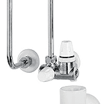 ALVA AQSAGA ALVA Una Speicheranschlussgarn., 1/2" für Aussen- u. Mittenmontage, Chrom  Verpackungseinheit:1ST