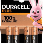 DURACELL 5002477 Plus100 Power Alkaline Batterie AA 1.5V MN1500, LR6, 4er Blister PLUS AA MIGNON - BLI4 Verpackungseinheit:1PAK