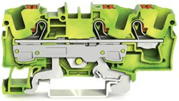 a9bea934-cc06-440d-a6c5-b345eb62b208 WAGO 2206-1307 3-Leiter-Schutzleiterklemme mit Drücker 6 mm², grün-gelb Verpackungseinheit:1ST – Bild 1