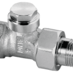 HEIMEIER 0352-01.000 IMI HEIMEIER Verschraubung Regulux Durchgangsform, DN 10, Rotguß vernickelt  Verpackungseinheit:1ST