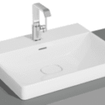 ALVA AQKEAUAWT60.1 ALVA Aura Aufsatz-WT 60x47cm inkl. Pop-Up Ventil u. Ventildeckel, Weiß  Verpackungseinheit:1ST