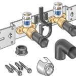 KE KELIT 730268B02 KE KELIT KMP485SBX KELOX-PROTEC CLIX Anschluss-Set mit Siphonbogen 16x1/2 Zoll  15cm KMP485SBX Verpackungseinheit:1ST