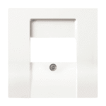 BUSCH-JAEGER 2CKA001710A3162 Zentralscheibe TAE, UAE, USB div. Flächenprogramme, studioweiß 1766-84 Verpackungseinheit:1ST