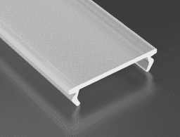 beaf4970-a380-4567-b9a1-3c33c959b8ec SMARTLED PCOV-02-FR LED-Profil Abdeckung Frosted 2m passend zu ALVA -02 Profilen Verpackungseinheit:1ST – Bild 1