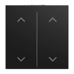 BUSCH-JAEGER 2CKA006199A0553 Abdeckung mit Aufdruck Symbol "Pfeile" schwarz matt - Busch-balance® SI LFAW/A.2.55.11-915 Verpackungseinheit:1ST