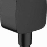 HANSGROHE 26457670 hansgrohe FixFit Wandanschluss mit Rückflussverhinderer, Mattschwarz 26457XXX Verpackungseinheit:1ST