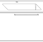 ALVA AQBMPRWTUS3EU ALVA Prima Unterschrank inkl. Keram.-WT,1 Ausz.,103x50,2x49,5cm,EicheU  Verpackungseinheit:1ST