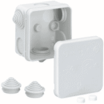 SPELSBERG 32097001 FR Verbindungsdose IP55, 75x75x42mm Stufennippel, Schnappdeckel HP 70-L Verpackungseinheit:1ST