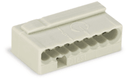 c8946c52-b85f-4c05-b4b9-0724edfeca9c WAGO 243-308 MICRO Verbindungsklemme 8-polig max. 0,8 mm², hellgrau Verpackungseinheit:50ST – Bild 1