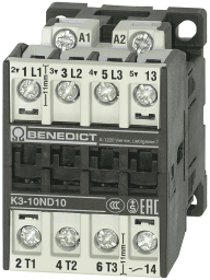 c8f9fdaa-26b8-4e10-91fd-d0e3f9ed7a6a BENEDICT K3-18ND10 110 Schütz 7,5kW 3~400V 110V 50Hz 110-120V 60Hz Verpackungseinheit:1ST – Bild 1