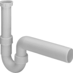 ALVA AC100G50 ALVA Siphon DN50x6/4"f.Spüle Kunststoff weiss  Verpackungseinheit:1ST