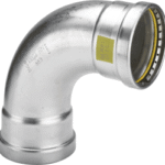 VIEGA 577 483 Viega Sanpress Inox G XL-Bogen 90° mit SC-Contur Stahl nichtrostend, Modell 0216XL d: 76,1 0216XL Verpackungseinheit:1ST