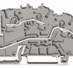 WAGO 2003-7642 Installationsetagenklemme L/L 4 mm², grau  Verpackungseinheit:1ST