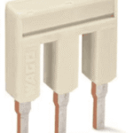 WAGO 2002-403 Kammbrücker isoliert 3-fach, lichtgrau  Verpackungseinheit:1ST