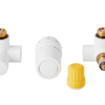 ALVA AQBHERAVLW ALVA Era Anschlussvent. Vorlaufv. links, inkl. Thermostatkopf Weiß  Verpackungseinheit:1ST