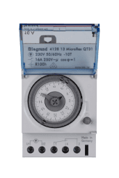 e4c35fe9-b4ad-477f-8b41-77c13cbec2dd LEGRAND 412813 MicroRex QT31, analoge Tageszeitschaltuh r mit Gangreserve,230V50/60Hz,1Kanal,3TE Verpackungseinheit:1ST – Bild 1