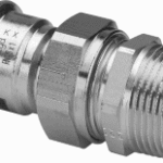 VIEGA 559 274 Viega Prestabo-Übergangsverschraubung mit SC-Contur Stahl unlegiert, verzinkt, flachdichtend, Modell 1165 VdS-Zulassung d: 35 R: 1¼ 1165 Verpackungseinheit:1ST