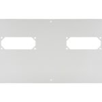 ACRCE0804- Dachblech für Kabeleinführungsflansche B=800 T=400mm<br><u>Verkaufseinheit: 1Stk</u>