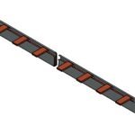 BS927133-- Stiftverschienung 1-polig, 16mm² / TE=27mm für Neozed, 1m<br><u>Verkaufseinheit: 1Stk</u>