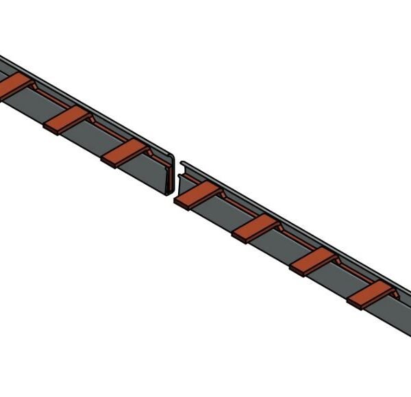 BS927133-- Stiftverschienung 1-polig, 16mm² / TE=27mm für Neozed, 1m<br><u>Verkaufseinheit: 1Stk</u>